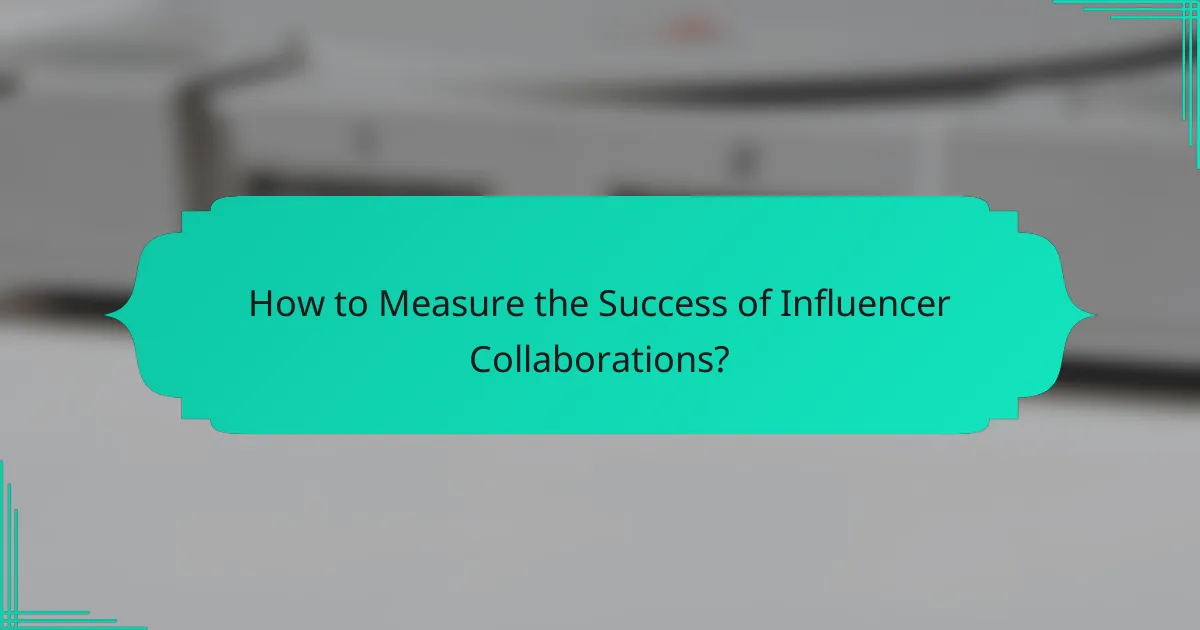 How to Measure the Success of Influencer Collaborations?